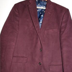 Lauren Ralph Lauren Purple Sport Coat with Notch Lapel